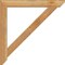 Ekena Millwork Traditional Slat Rough Sawn Bracket, Western Red Cedar, 4"W x 38"D x 38"H BKT04X38X38TRA06RWR - alternate 4